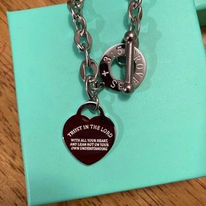 Heart Toggle Bracelet Stainless Steel